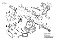 Bosch 0 601 939 580 Gdr 110 Cordless Percus Screwdriv 12 V / Eu Spare Parts